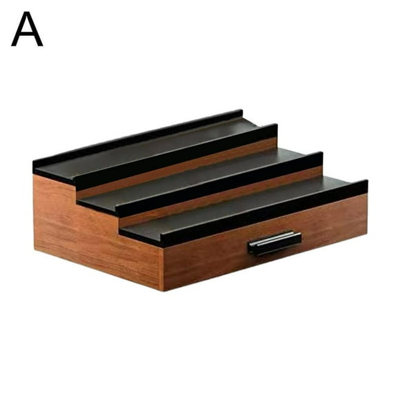 HLONK Bamboo Perfume Organizer For Dresser 3-Tier Cologne Cologne Stand Rack U1X4