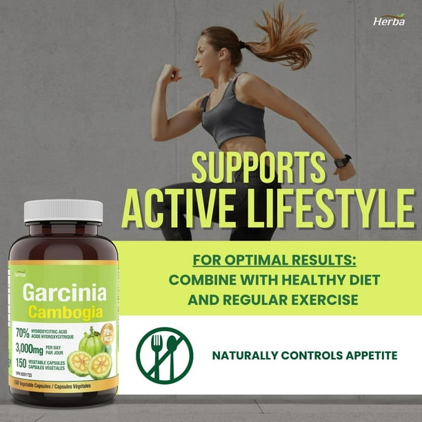 Herba Garcinia Cambogia Extract 750mg – 150 Vegetable Capsules