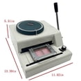 thumbnail image 4 of Techtongda 66 Characters Convex Embosser Manual PVC Embossing Machine PVC Card Coding Machine, 4 of 16