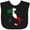AB-Black, variant on Inktastic Italian Map Flag Boys or Girls Baby Bib