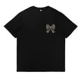 thumbnail image 2 of Womens Wild Southern Print Tshirts Vintage Camo Coquette Bow Graphic Tees Short Sleeve Casual Tops Cotton Shirts for Daily Outfits Black,M, 2 of 8