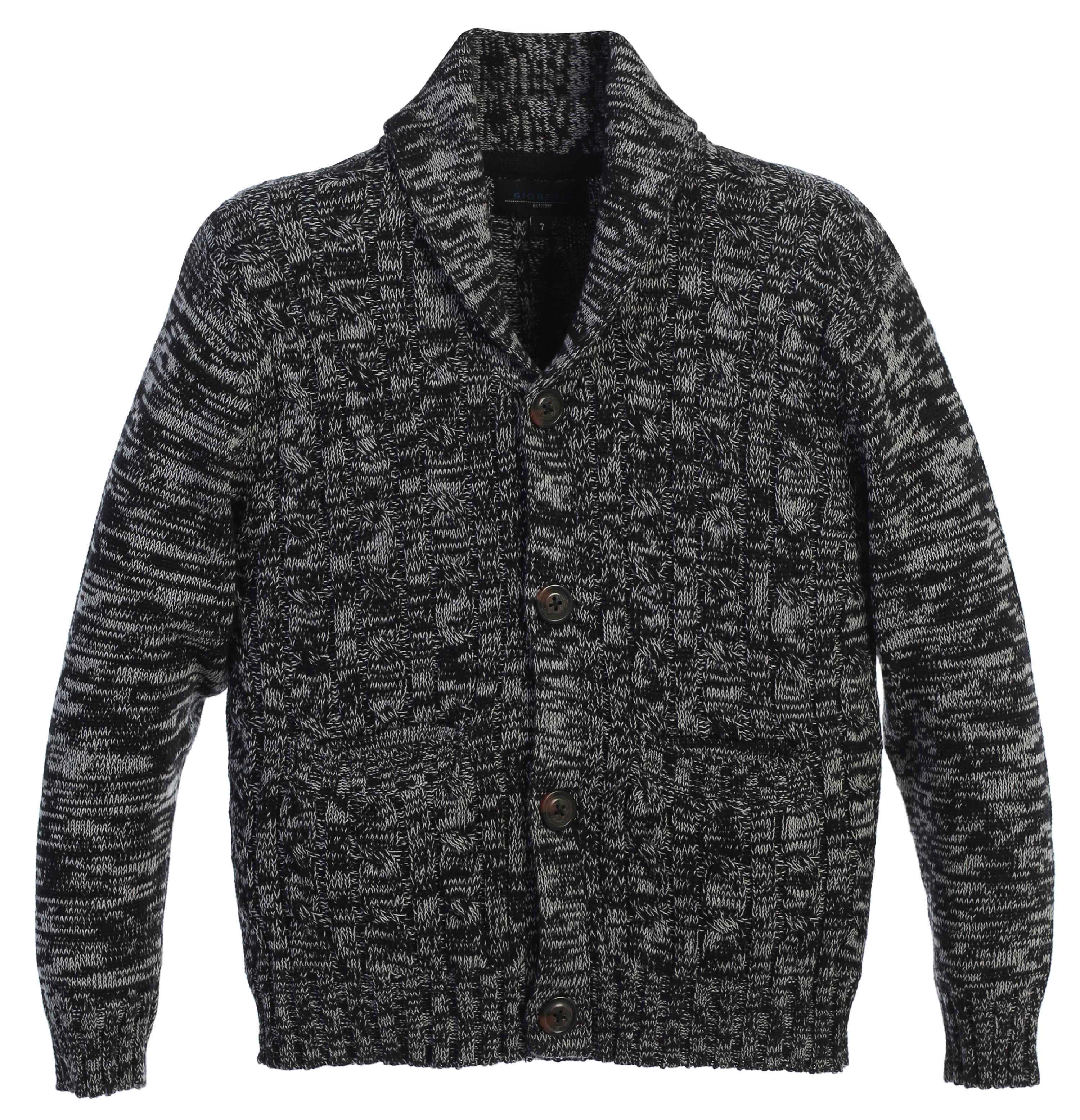Gioberti Kids and Boys 100% Cotton Knitted Shawl Collar Cardigan Sweater Gioberti Kids and Boys 100% Cotton Knitted Shawl Collar Cardigan Sweater