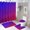 style-2, variant on 3D Abstract Lines 4PCS Shower Curtain Sets with Rugs with Non-Slip Bath Mat Toilet Rug,72" X 72"