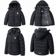 thumbnail image 2 of Winter Coat Boys' Thick Puffer Jackets with Removable Hood Warm Quilted Coats, 2 of 8