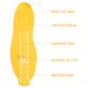 thumbnail image 4 of Dispositivo para medir el pie, herramienta para medir la longitud del pie en adultos, medidor de talla de zapatos (amarillo), 4 of 7
