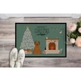 thumbnail image 2 of Brown Briard Christmas Everyone Door Mat, 2 of 3