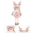 thumbnail image 3 of 1 unidad de adornos navideños para el hogar 2020 muñeco de Ángel de Navidad regalos de Navidad adorno de Navidad Año Nuevo 2021 Kits de decoración para fiestas color de loto Copo de nieve Naiovety HA001202-03, 3 of 6