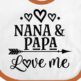 thumbnail image 4 of Inktastic Nana Papa Love Me Grandchild Boys or Girls Baby Bib, 4 of 4