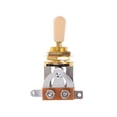 thumbnail image 1 of EeaseCA 3-way Toggle Switch For Electric Guitar Pickup Selector Golden Head Yellow, 1 of 8