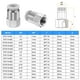 thumbnail image 2 of Conectores Uxcell para tubos de 1/2" OD x 1/4" Rosca NPT hembra recta, accesorios neumáticos PCF1/2-N02, conectores de línea de aire, accesorios para mangueras de aire, blancos, 2 of 7