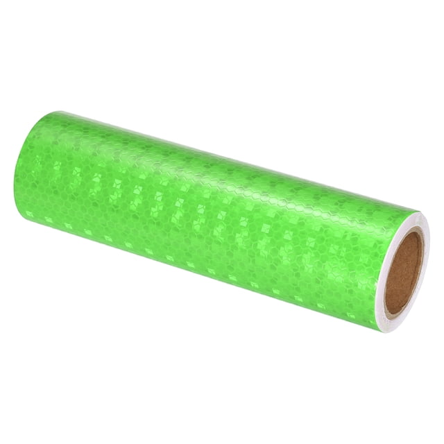 Unique Bargains Reflective Tape, 8' x 10 Ft Waterproof High Visibility Warning Safety Tape, Green