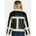 thumbnail image 3 of Madden NYC Women's and Women's Plus Faux Shearling Moto Jacket, 3 of 5