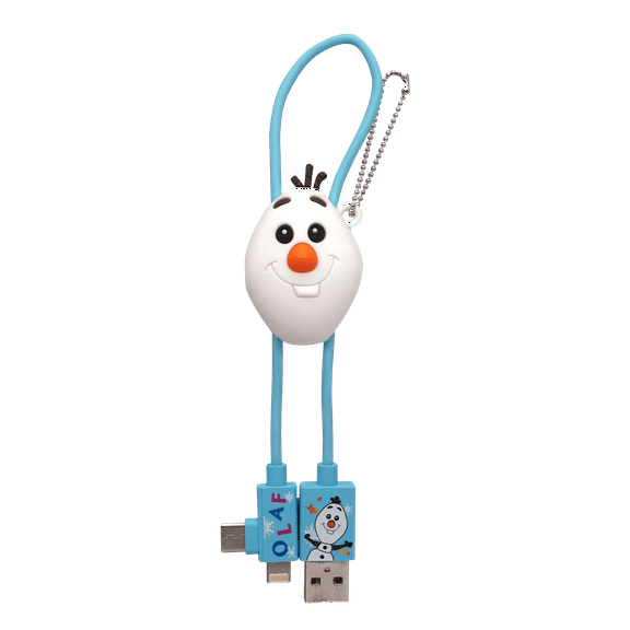 3D Foam USB Cable Bag Clip - Frozen - Olaf