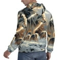 thumbnail image 6 of Sikiie Wolf Family Winter Wonderland Men's Hoodie, Essentials Hoodie, Sweatshirt, Pullover Hooded Sweatshirt for Men-Large, 6 of 7