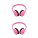 thumbnail image 1 of Sidaley Auriculares para niños plegables con cable de 3,5 mm con micrófono HD Auriculares para niños con sonido estéreo plegable con cable rosa 1.1 metros 2Conjunto, 1 of 6