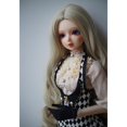 thumbnail image 1 of Peluca de muñeca BJD 1/3 Cosplay de chica de anime, elegante cabellero 24-26cm para Night Lolita, para YOSD DIY accesorios Hugo pelucas de muñeca bjd, 1 of 8