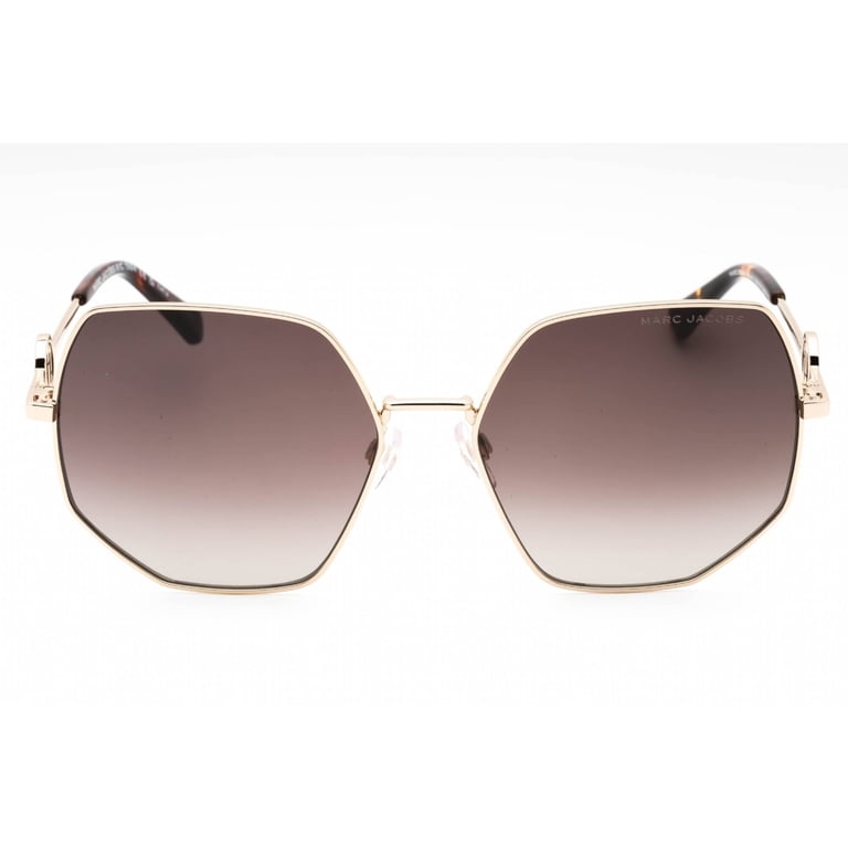Marc Jacobs MARC 730/S Gold Havana Geometric Octagon Sunglasses NEW w/ Case Marc Jacobs Sunglasses MARC-730-S 06J/HA main image 4