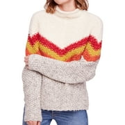 Free People Womens Striped Pullover Sweater, Multicoloured, Medium