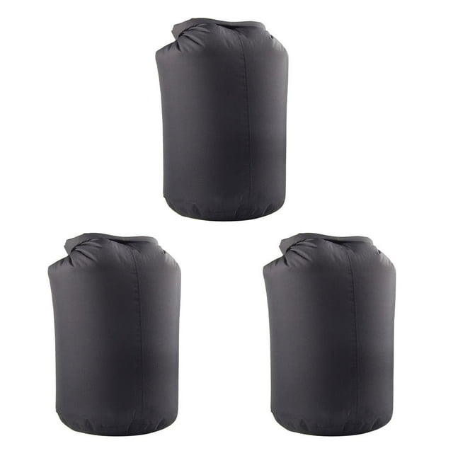 QualitChoice Sac Étanche Étanche 8 L 40 L 70 L 75 L Sac de Séchage Natation Rafting Kayak Rivière Noir 75 L Ensemble de 3