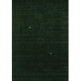thumbnail image 1 of Ahgly Company Indoor Rectangle Abstract Emerald Green Contemporary Area Rugs, 4' x 6', 1 of 4