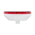 thumbnail image 2 of (2) 4" Round Red LED Turbine Turn Signal Light Red Lens Truck Trailer RV, 2 of 6
