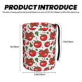 thumbnail image 3 of Fuzoiu Hand Drawn Tomatoes Print Car Trash Can,Leakproof Car Trash Can,Hanging Garbage Bin,Vehicle Trash Can, Suitable for Sedans, SUVs, MPVs & Trucks, 3 of 7