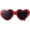 Red, variant on Dalrosia Pet Heart Sunglasses Photos Props Cute Pet Dog Sunglasses Cat Glasses Sun Flower Glasses Pets Party Decor for Small Dogs Cat Accessories Cute Pet Dog Sunglasses