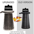 thumbnail image 3 of Upgraded XXL Collapsible Stool with Cushion,19.7"H-11.8"D Telescoping Folding Stool for Adults,More Sturdy Portable Camping Stools with Load Capacity 1000lbs for Outdoor,Garden,Fishing,Hiking, 3 of 14