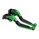 thumbnail image 1 of Palancas de freno y embrague cortas únicas para Aprilia RSV4 2009-2022, palanca de freno ajustable en 6 posiciones, aleación de aluminio T6 6061, verde, 1 juego, 1 of 7
