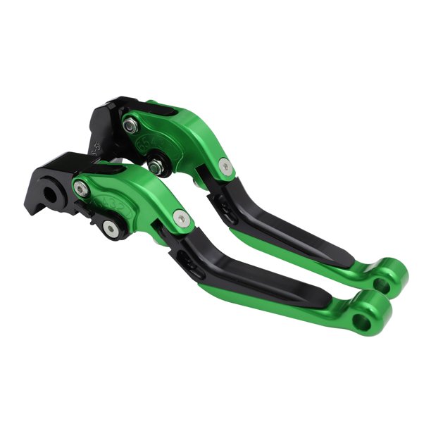 Palancas de freno y embrague cortas únicas para Aprilia RSV4 2009-2022, palanca de freno ajustable en 6 posiciones, aleación de aluminio T6 6061, verde, 1 juego