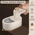 thumbnail image 4 of Oiduwi Mini Travel Steamer Iron for Clothes, Portable Handheld Garment Steamer with 30S Quick Heat & Rotary Handle, Wrinkle Remover for Home Dorm Travel (Beige), 4 of 9