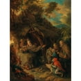 thumbnail image 3 of David Ryckaert III 19x24 Black Modern Framed Museum Art Print Titled - The Temptation of Saint Anthony, 3 of 5