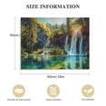 thumbnail image 2 of PIKWEEK Lake Waterfall Natural Picture Wall Art Landscape Canvas Prints Painting Home Decor Tree Picture for Living Room Bedroom Kitchen Office Decoration Frames Artwork Ready to Hanging, 2 of 5