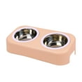 thumbnail image 1 of Bol en Plastique pour Chien, double Bol Antidérapant pour Chat, 1 of 5