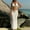 c01Beige, variant on Women's Fashion Slimming Swimwear Vacation Halter Neck Bikini Knit Tie-Side Three-Piece Set with Padded Cups White S