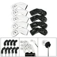 thumbnail image 6 of 9Pcs Golf Iron Club Head Covers Set Golf Wedge Covers Set with Number Tags 4-9,P,A,S PU Golf Iron Headcovers for Men Women Golf Accessories, 6 of 8