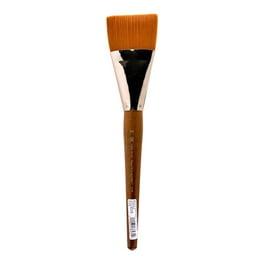 Royal & Langnickel Jumbo Size 50 Flat Brush - Stiff White Taklon For Acrylics