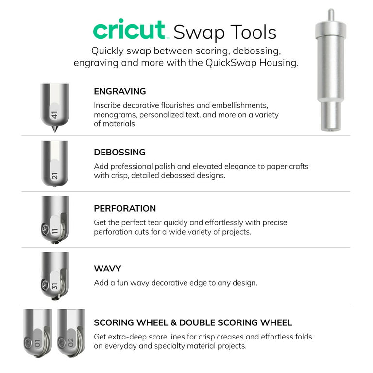 Cricut Basic Perforation Blade + QuickSwap Housing