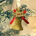 thumbnail image 5 of Christmas Decorations, Christmas Tree Ornaments, Hanging Bells Pendants for Holiday Tree, Set of 4 Plastic Decorations in Gold Red Silver, Durable Festive Home Scene Arrangement, 5x4x4cm, 5 of 8