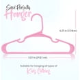 thumbnail image 6 of Utopia Home 20 Pack Kids Hangers - 11.5 Inch Plastic Baby Hangers for Closet - Children Hanger for Clothes - Infant Hanger for Closet - Everyday Standard Use (Baby Pink), 6 of 7