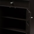 thumbnail image 6 of Baxton Studio Acadia Modern and Contemporary Wenge Brown Finished Shoe Cabinet, 6 of 8
