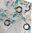 thumbnail image 4 of Ambesonne Floral Grommet Curtain, Flowering Tender Branches, 50"x63", Pale Pink Dark Seafoam, 4 of 5