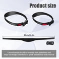 thumbnail image 2 of AMERTEER 2 Pcs Bande de Coupe de Cheveux en Silicone Guide de Coupe de Cheveux Bande Auto-Coupe Réglable Outil de Ceinture de Coupe pour Tondeuses à Cheveux Maison, 2 of 10