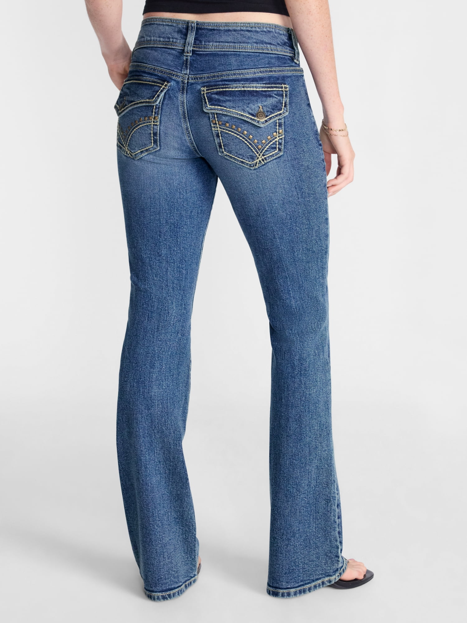 No Boundaries Extended Tab Bootcut Jeans, 31.5'' Inseam, Women’s 00-20