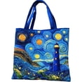 thumbnail image 2 of KEVCHE Quilted Tote Bag, Ocean Turtle Canvas Totes, Women Casual Shoulder Bag Handbag, Portable Fashion Beach Bag Grocery Bags, 2 of 3