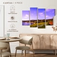 thumbnail image 5 of Elephant Stock Coastline Green Golf Course Wall Art - Horizontal Multi Panel Canvas - Living Room Wall Decor - Sports Multi Panel - Blue And Gray Decor - 84" x 54", 5 of 8