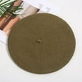 thumbnail image 2 of Beret Hat Wool French Beanie Hat Outdoor Hat Winter Hat Fashion Lady Hat, 2 of 8