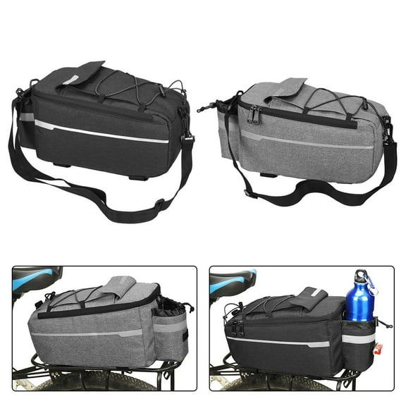 Bicycle Carrier Bag Bike Rear Basket Waterproof Pannier Trunk Bags Rear B Fangkenuo