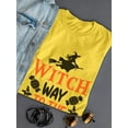 thumbnail image 3 of Witch Way To The Candy? T-Shirt Women -Image by Shutterstock, Female x-Large, 3 of 4