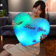 thumbnail image 4 of Nmdmisc Valentine's Day Glowing Heart Plush Pillow - 13.8inch Romantic Heart Shaped Stuffed Toy for Valentine's Day Gifts for Wife, Girlfriend, Husband, or Boyfriend(Blue), 4 of 6